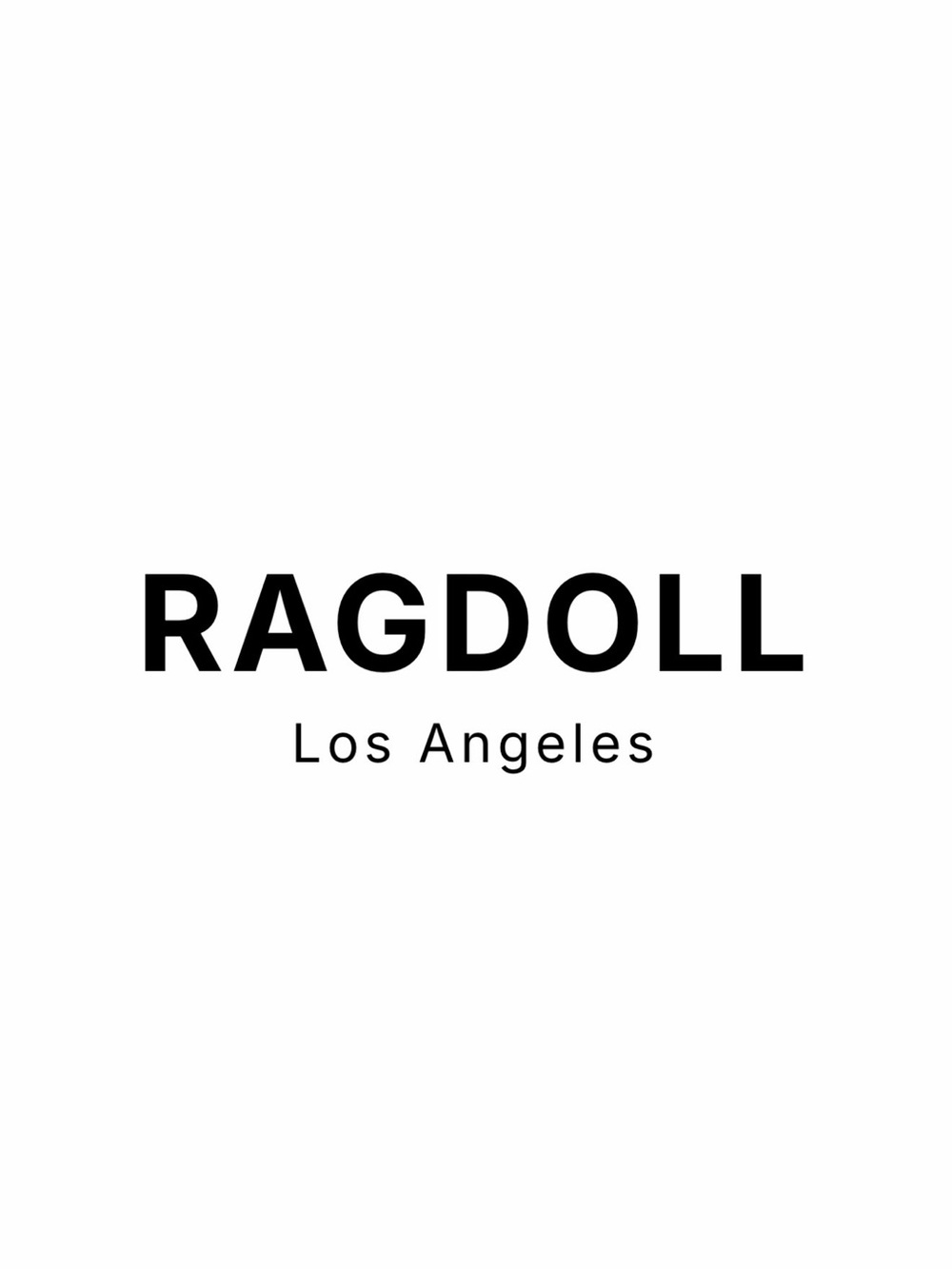 Ragdoll Los Angeles Jogger Sweatpants Size Small NWT Embroidered R Logo
